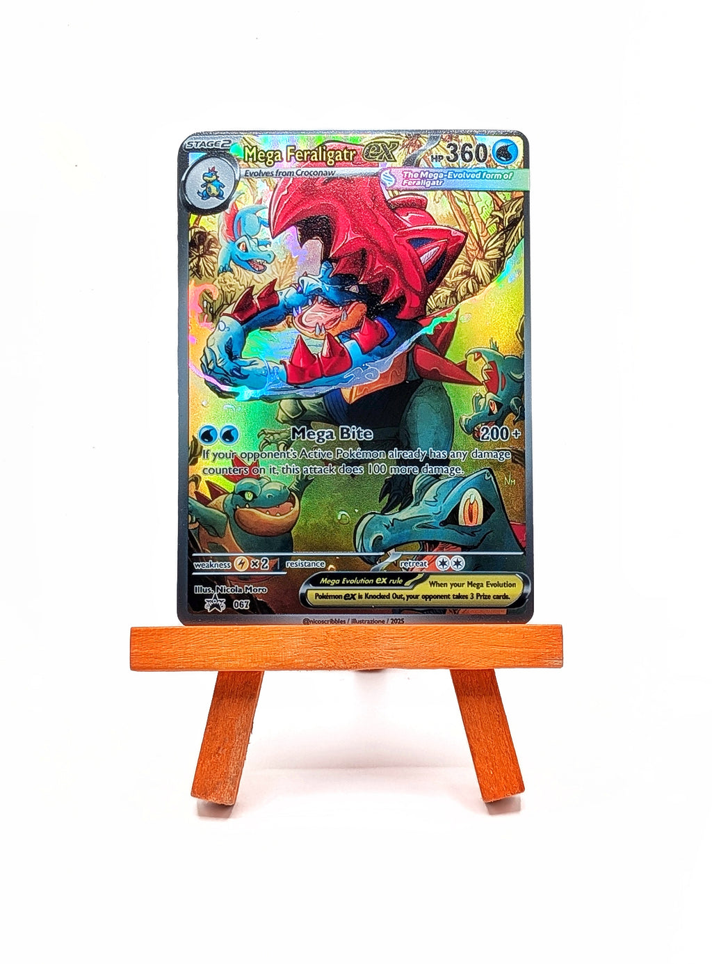 Mega Feraligatr EX Custom Card
