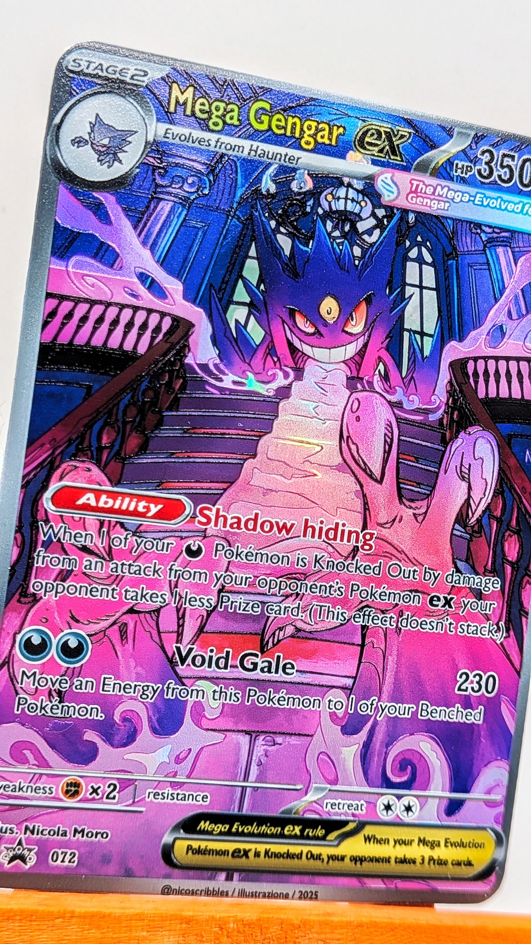 Mega Gengar EX Custom Card