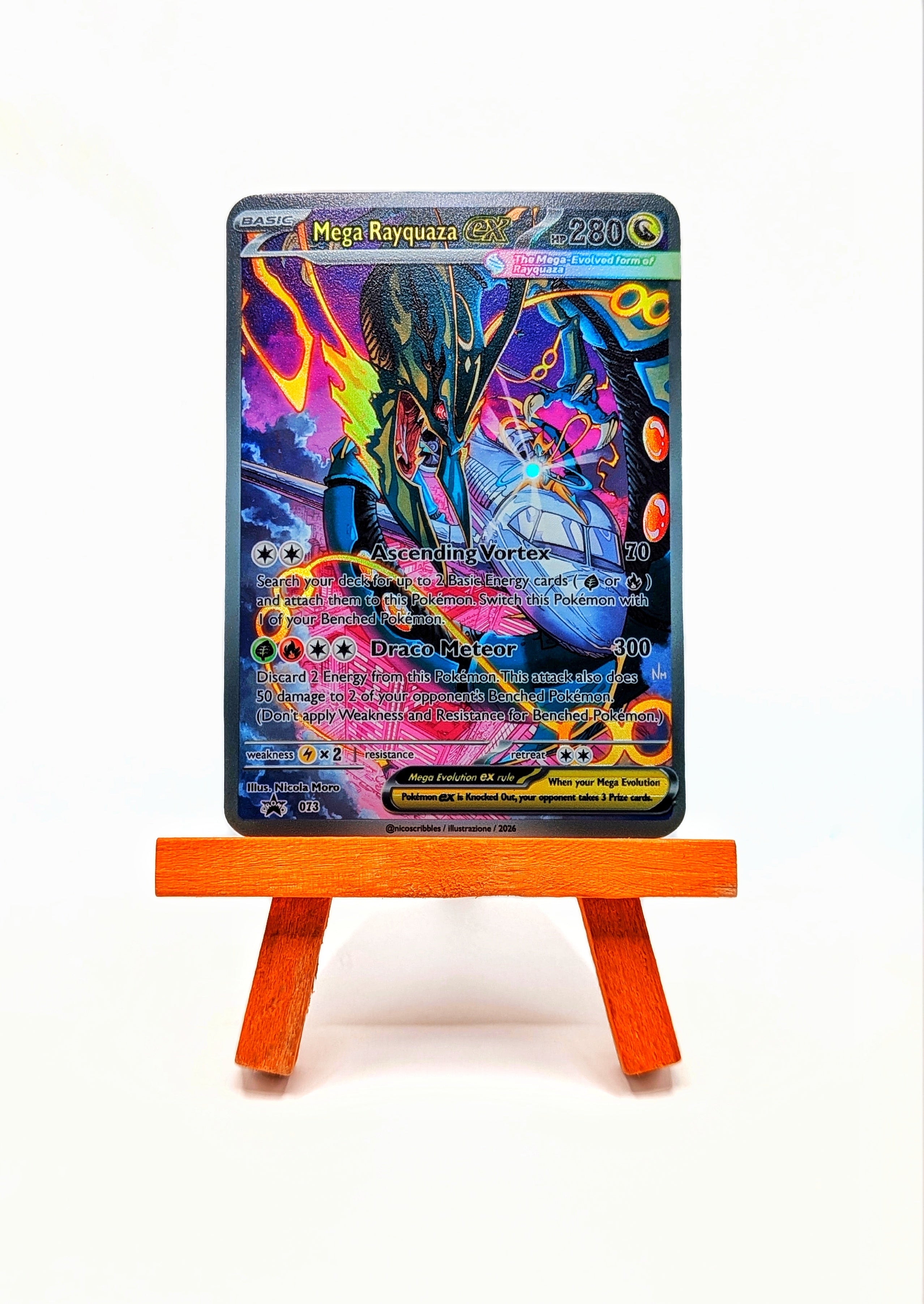 Mega Rayquaza EX Custom Card