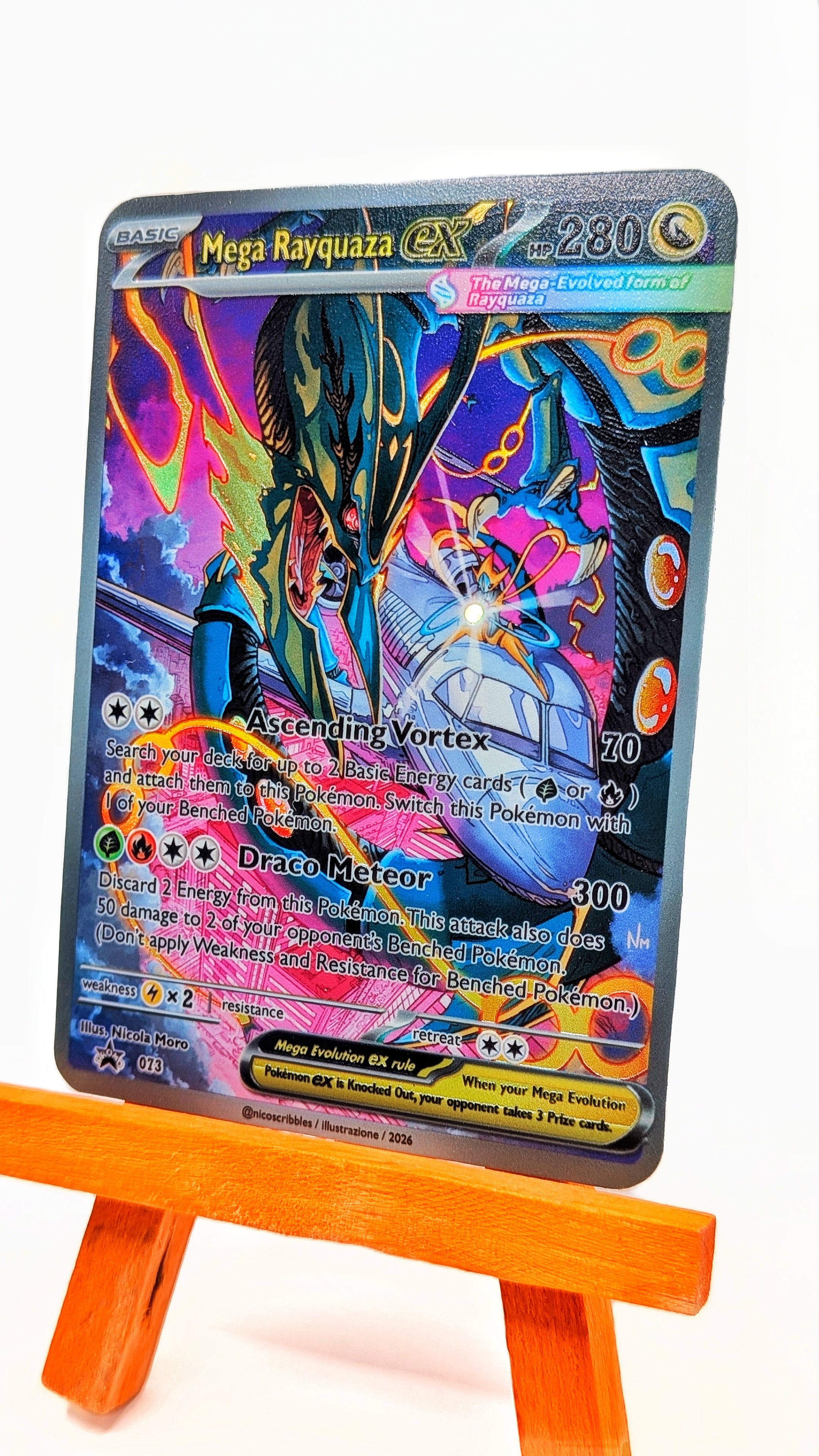 Mega Rayquaza EX Custom Card
