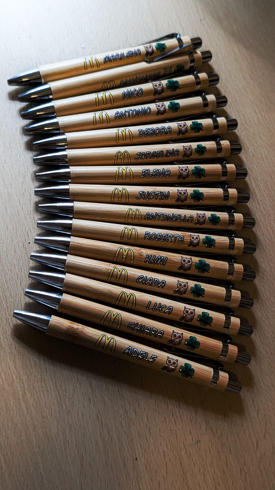 Penne in Legno Personalizzate